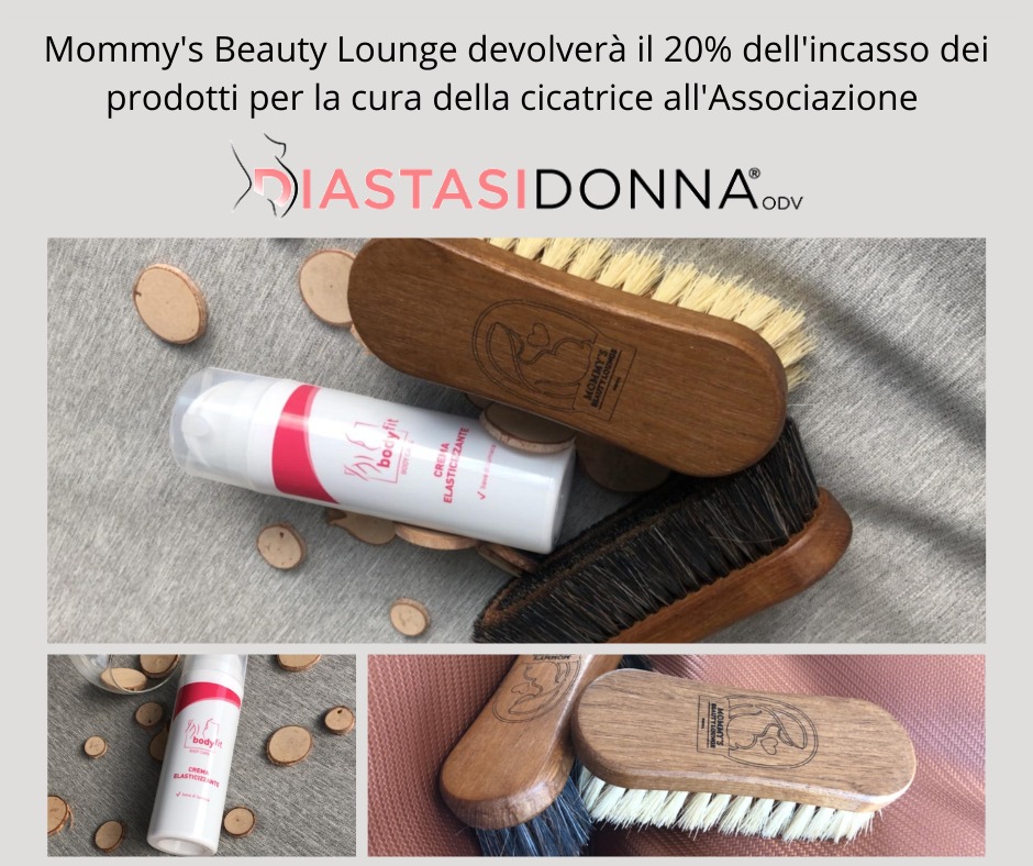 Mommy's e Diastasi donna spazzolatura cicatrice